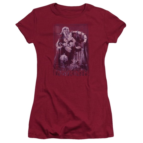 Labyrinth Goblin Baby S/S Junior Women's T-Shirt Sheer Cardinal