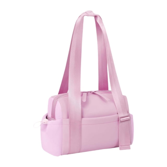 Mini bolsa de gimnasio con asa, bolso de hombro para el fin de semana, fitness, mujeres, compras, baile Rosa