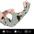 thumbnail image 3 of Fotbe Funny Beagle Active Dog UV Sun Protection Arm Sleeves - Tattoo Cover Up - Basketball Arm Sleeve UPF 50 Cooling for Men Women, 3 of 8