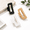 Black, White, Brown-1 Count (Pack of 1), variant on Hair Clip - Claw 4.1 Inch Extra Large Thin Thick Curly Cloud Clips Soft & Flexible Cozy Unsnappable Silicone For Women Ideal Gift
