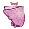 thumbnail image 4 of Mariposa Fairy Wing Cape Costume Photo Prop Cherub Elf Accesorio Dress up Shawl para Festival Halloween Birthday Stage Performance , Hugo Ala de vestuario, 4 of 8