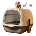 thumbnail image 1 of KNFATEQVEDG Enclosed Cat Litter with Litter Pads for Indoor Cats Odor Control Privacy Tray, 1 of 5