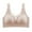 Womens Bras Beige, variant on L-5X Plus Size Wireless Bras for Women Lightweight Push Up Bralettes Ladies Trendy Solid Color Breathable Hollow-Out Adjustable Underwear Bra