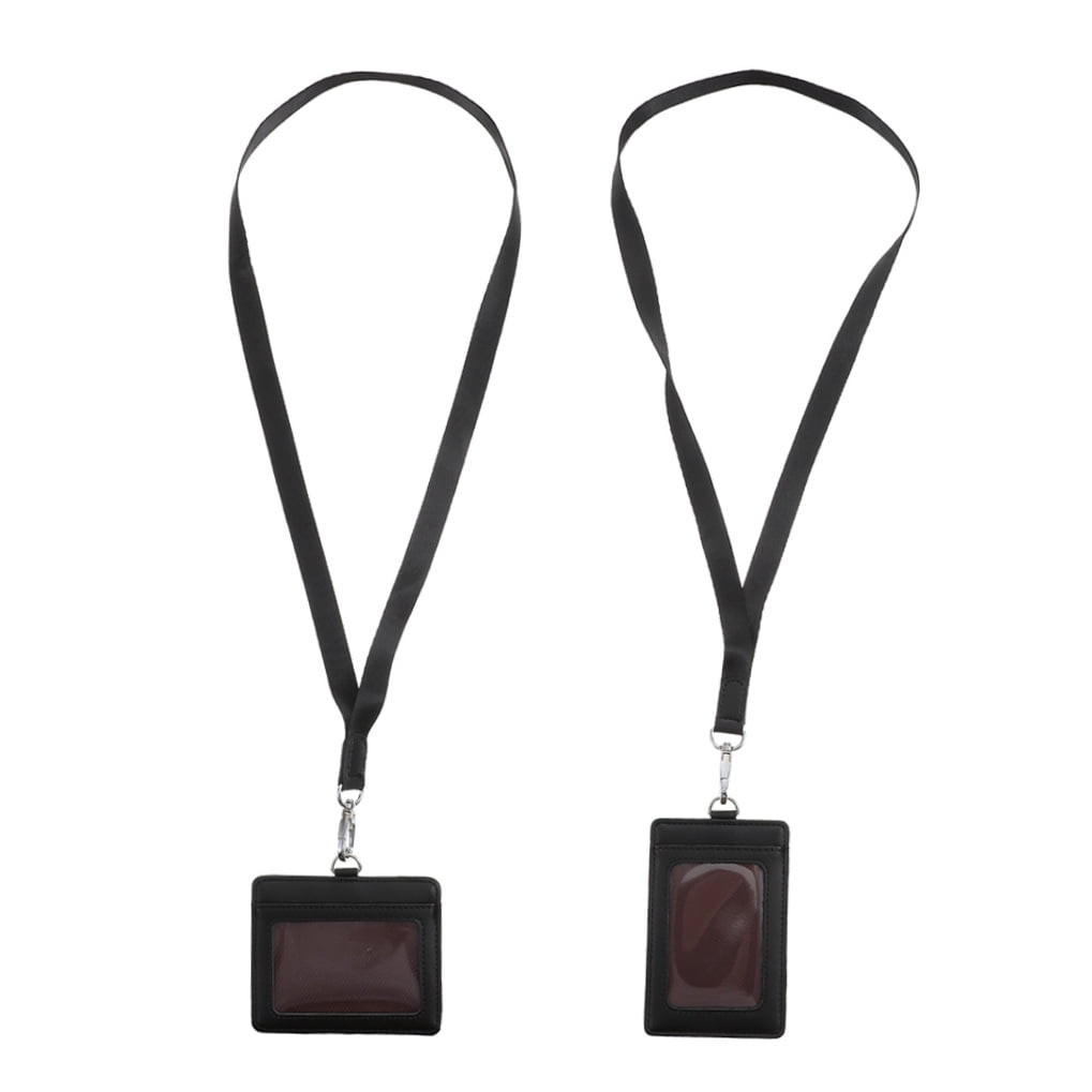 unbranded  2 Pcs Beaded Lanyard ID Card Holder Portable Easy to Use