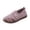 20#Purple, variant on Hollow Breathable Mesh Knit Walking Flats For Women, Metal Buckle Strap Lightweight Cushioned Soft Sole Daily Outdoor Casual Loafers