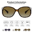 thumbnail image 4 of Gafas de sol EYEGUARD Polarized UV400 Retro Vintage para mujer, 4 of 6