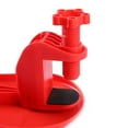 thumbnail image 3 of Maoww Plastic Armrest Pad Attachable Fatigue Relieving Table-mounted Shoulder Protector Indoor Office Arm Wrist Rest Accessories Red Cloth, 3 of 7