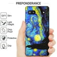 thumbnail image 2 of CoverON Art Design For Google Pixel 6a Phone Case, Flexible Rubber Slim TPU Cover, Starry Night, 2 of 8