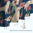 thumbnail image 6 of Golden Retriever and Pioneer Flower Shower Curtain 72"x72" ,Bathroom Decorative Shower Curtains Set with 12 Hooks,Modern Waterproof Washable Shower Curtain, 6 of 6