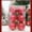 Red 5A7, variant on ZZkhGO Christmas Embossed Ornaments, 6cm Hanging Plastic Decorations, Decorative Pendants for Tree Party Venue Holiday Christmas