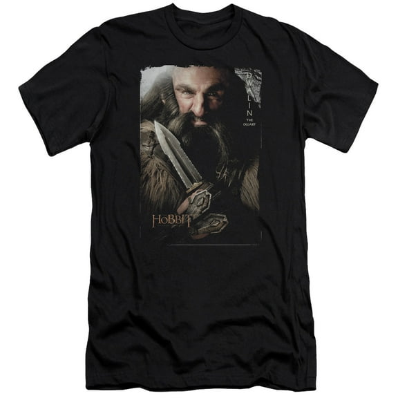 The Hobbit - Dwalin - Premium Slim Fit Short Sleeve Shirt - Medium