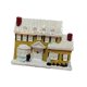 thumbnail image 1 of Casas navideñas de invierno con luz CUTICAT Estatuilla en miniatura adorno navideño de resina, 1 of 8