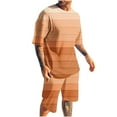 thumbnail image 2 of NTACZA Ensemble Chemise et Short 2 Pcs pour Homme, Ensemble de Shorts à Manches Courtes, Survêtements Graphiques à Col Ras du Cou, Survêtements Athlétiques pour Homme m, 2 of 5