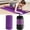 Purple 8H4, variant on ZZkhGO Non-Slip Yoga Towel Mat, Sweat Absorbent Hot Yoga Mat Towel, PVC Grip Pilates Mat with Carrying Bag for Bikram Gym Home