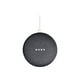 Google Home Mini - Haut-Parleur Intelligent - Bluetooth, Wi-Fi - Charbon de Bois – image 1 sur 2