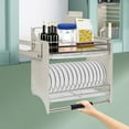 2 Tiers Pull down Shelf, DropDown Organizer, Top
