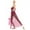 Wine Red, variant on Womens Lyrical Asymmetrical Mesh Split Dress Spaghetti Strap Leotard Dress Ballet Dance Costumes