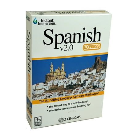Language Learning Spanish Express Software on 2 CDRoms - The fastest and simple way to learn Spanish