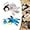 Penguin+Woodpecker, variant on Interactive Chirping Bird Cat Toy, Flapping Bird Cat Toy, Flying Bird Cat Toy, Chirping Bird Cat Toy Flapping Wings, Flying Simulation Electric Sparrow Shaking Bird Hunting Cat Toy (Bluebird*1)