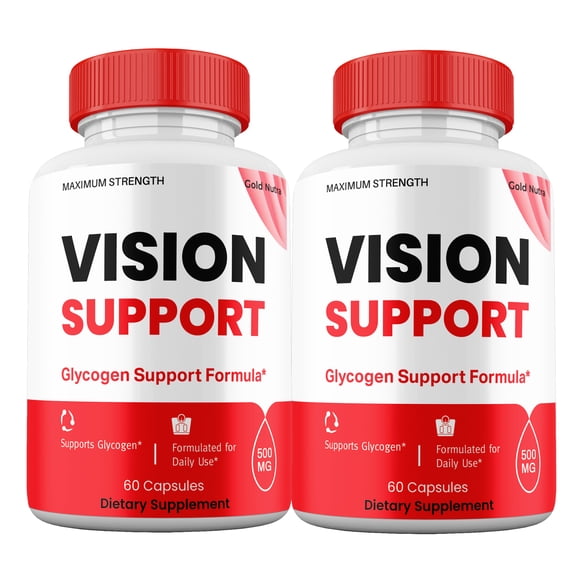(2 Pack) Vision Support Capsules, Vision Support Pills Blood Support Supplement Maximum Strength All Natural, 30 Day Supply