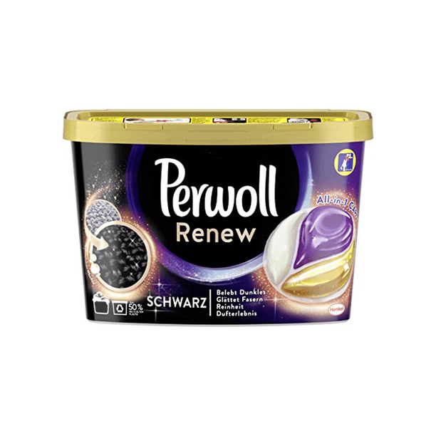 Perwoll Renew Black Allin1 Laundry Detergent Caps (19 Caps) 575.6g