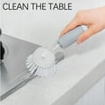 thumbnail image 2 of Xihbxyly Cepillo de Limpieza Hidráulico, Herramienta Ergonómica para Lavavajillas, Fregador Automático de Ollas con Dispensador de Líquido, Cerdas Duraderas para Limpieza Intensiva, Mantenimiento de, 2 of 7