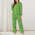 thumbnail image 2 of Sikiie Pumpkin Leaves Pajamas for Women Set, Womens Pajama Sets, Lounge Sets for Women, 2pjs for Women-XX-Large, 2 of 7