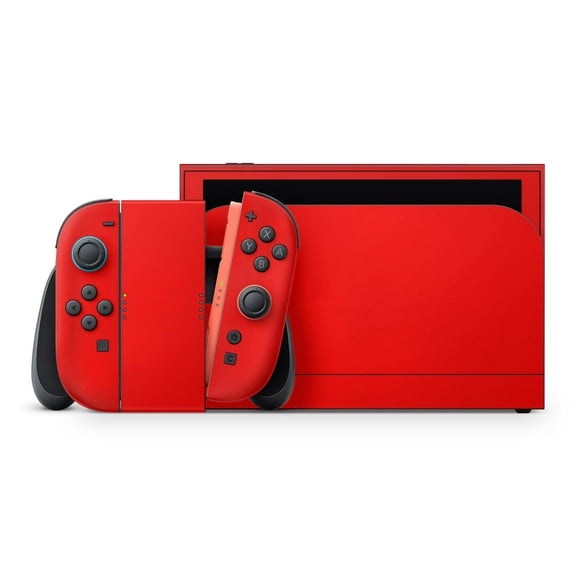 DesignSkinz Solid Red Full-Body Skin Decal Wrap Cover for Nintendo Switch 2