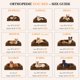 thumbnail image 4 of Cama Ortopédica para Perros Comfort Expression Café Chocolate con Funda Lavable y Base Antideslizant, 4 of 6