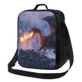 thumbnail image 1 of Balery Winter Fire Dragon Caja de Almuerzo y Bolsa de Almuerzo para Hombres y Mujeres, Bolsa de Almuerzo Reutilizable con Gran Capacidad, Bolsa de Almuerzo Aislada, 1 of 7