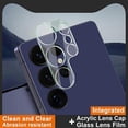 thumbnail image 2 of IMAK For Samsung Galaxy S25 Ultra Tempered Glass Camera Lens Protector Acrylic Lens Cap, 2 of 5