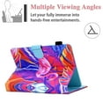 thumbnail image 3 of Allytech Case for Universal 7.5-8.5 Inch Tablets, Flip PU Leather Anti-Slip Stand Magnetic Snap Card/Pen Holder Cover for Galaxy Tab 8.0 inch/ZenPad 8.0"/EWT816-BL & Around 8" Models, Pink Flamingo, 3 of 6