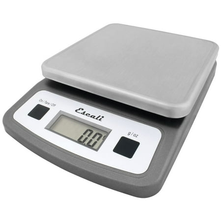 Pro Line Scale Accessory - San Jamar Escali Pro MZR? 2 lb Grey ABS Plastic Low-Profile Digital Kitchen Scale - 5 3/4