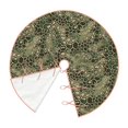 thumbnail image 3 of Christmas Tree Skirt - Modern Snake Print Green Halloween Tree Skirt Winter Fall Tree Skirt for Christmas Tree Decorations, Christmas Decor Xmas Holiday Home Party Decorations 48 inches, 3 of 7