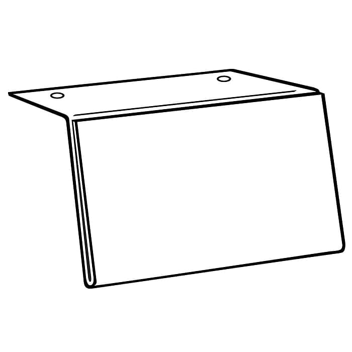 Below Shelf Mount 31/2 x 51/2 Pack of 400 FFR Merchandising