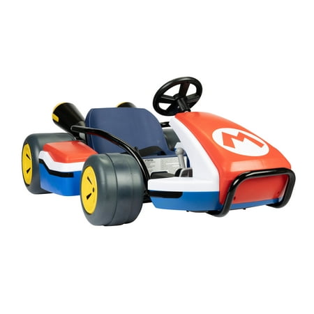 Nintendo Super Mario Kart 24 Volt Battery Operated 3-Speed Drifting Ride-on Racer up to 8 MPH