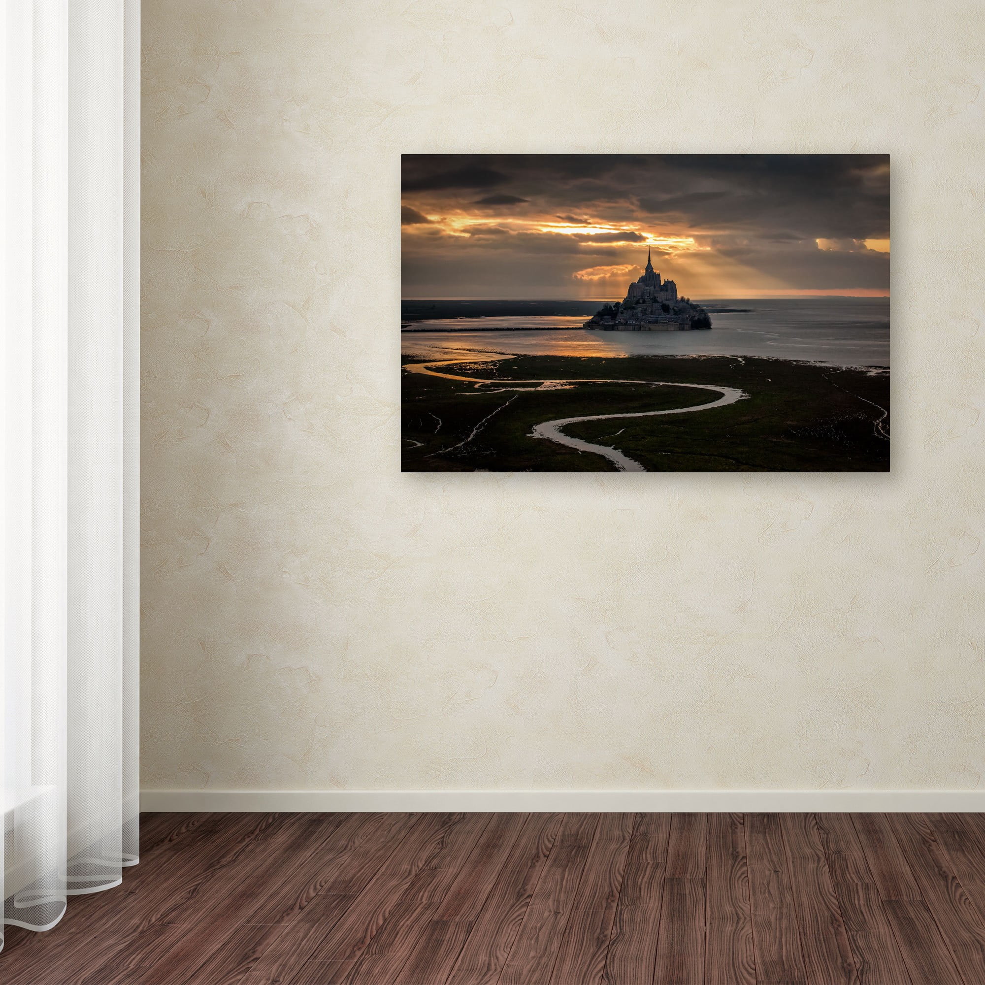 Trademark Fine Art "Welcome to the Hell" Canvas Art by Mathieu Rivrin