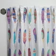 thumbnail image 3 of Designart 'Bird Feathers XXI' Southwestern Curtain Panel, 3 of 5