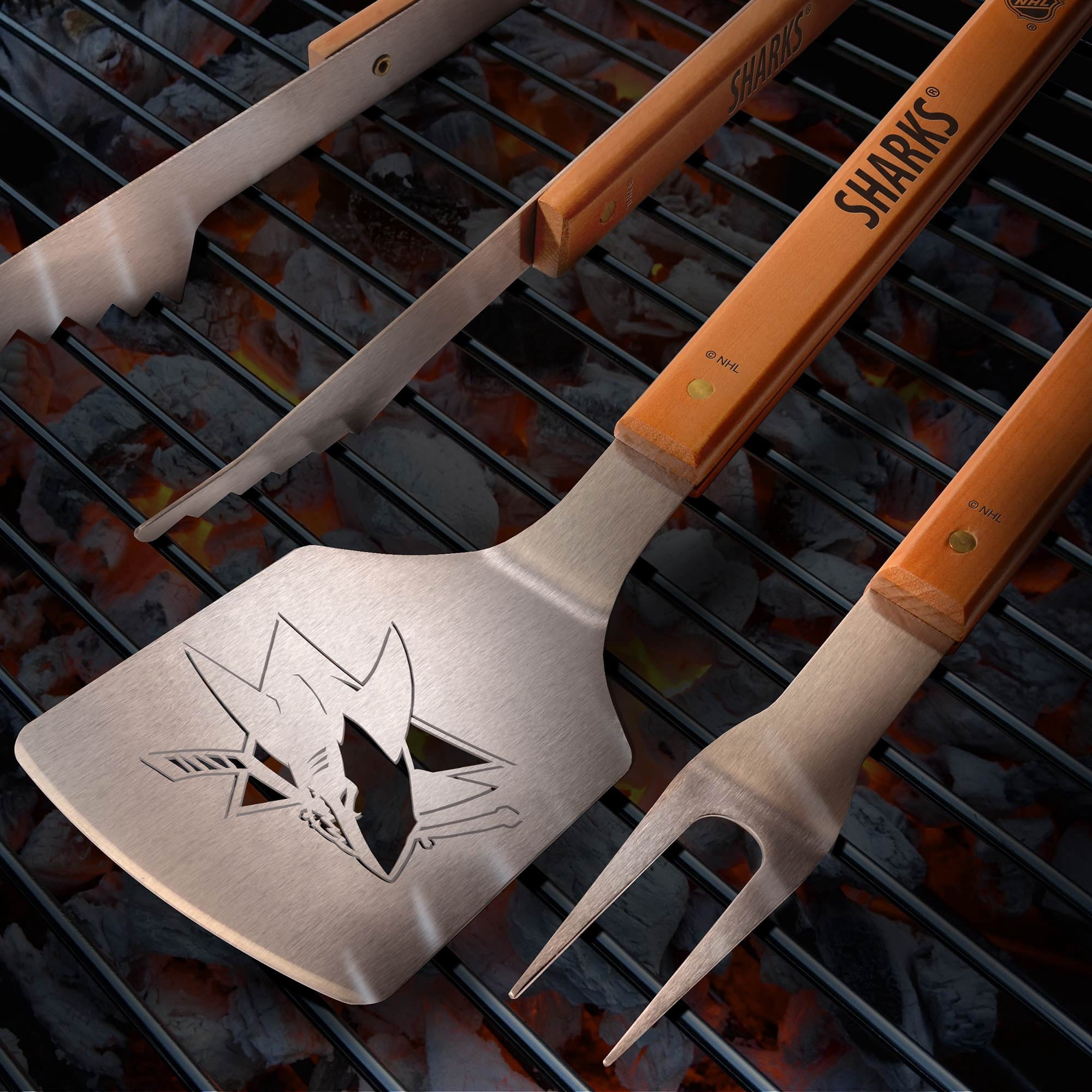 IDNA San Jose Sharks 3-Piece BBQ Set