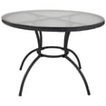 thumbnail image 4 of Northlight 5-Piece Black Resin Wicker Outdoor Dining Set, 4 of 9