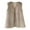 Khaki, variant on Women's Winter Vest Jackets Faux Fur Coat V Neck Sleeveless Open Front Cardigans Casual Elegant Dressy Outwear (XL, Pink 01)