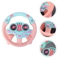 thumbnail image 3 of Fake Steering Wheel Simulation Steering Wheel Toy Educational Toy (Pink), 3 of 10