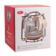 thumbnail image 2 of Juego de Tazas Top Choice de Porcelana para Café 90 Ml 4 Piezas con Platos y Organizador de Metal, 2 of 12