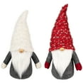 thumbnail image 2 of Plush Standing Gnomes Christmas Decorations - 14" - Set of 2, 2 of 7