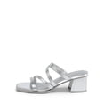 thumbnail image 2 of Sandalia DREAM PAIRS SDHS2370W Plata Metálica con Tacón Grueso, 2 of 5