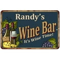 thumbnail image 1 of Randy's Wine Bar Green Sign Rustic Decor 12 x 18 Matte Finish Metal 112180055285, 1 of 1