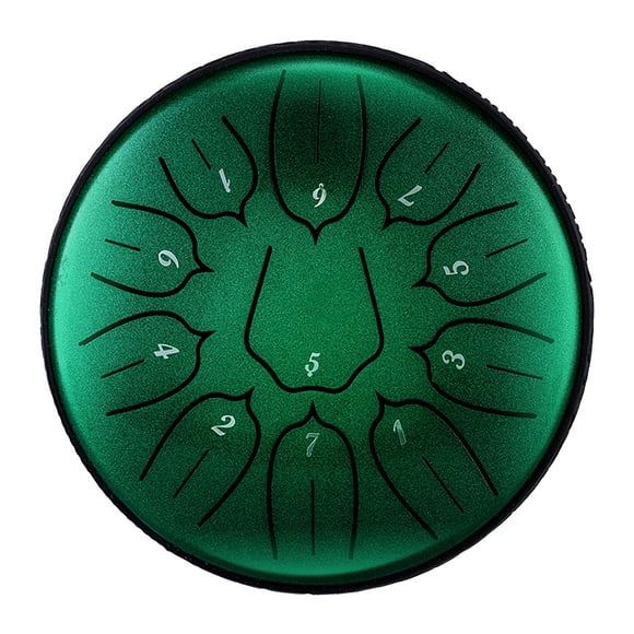 EGNMCR 6 Inch Steel Tongue Drum 11 Notes 6 Inch Percussion Hand Drum With Bag Music Book Mallet Finger Picks Steel Tongue Drum