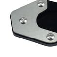 thumbnail image 5 of Motorcycle Kickstand Pad Support Modification Anti- Foot Stand Extension for 2018 2019 Black, 5 of 7