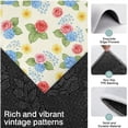 thumbnail image 3 of Pioneer Flower Floral Print Pattern Kitchen Rugs Sets Of 3,Kitchen Runner Rugs Non Skid Washable,Decorative Kitchen Floor Mats for Kitchen,Sink,Laundry,17X30 Inch + 17X47 Inch + 17X59 Inch, 3 of 6