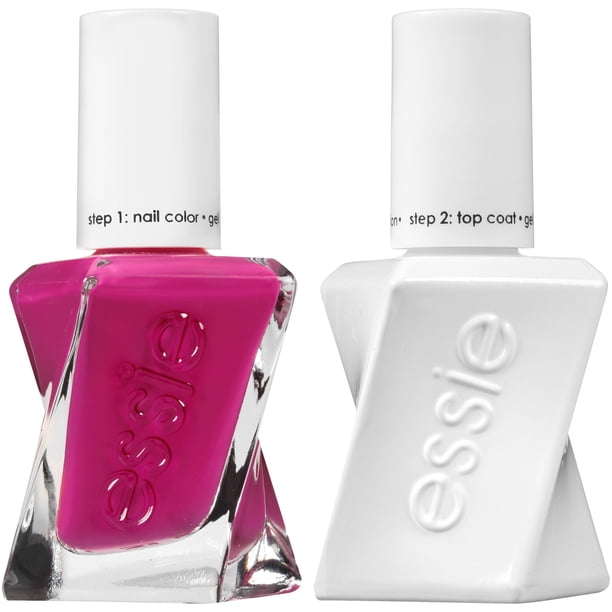 Kit de esmaltes de uñas essie gel couture V.I.Please + Top Coat